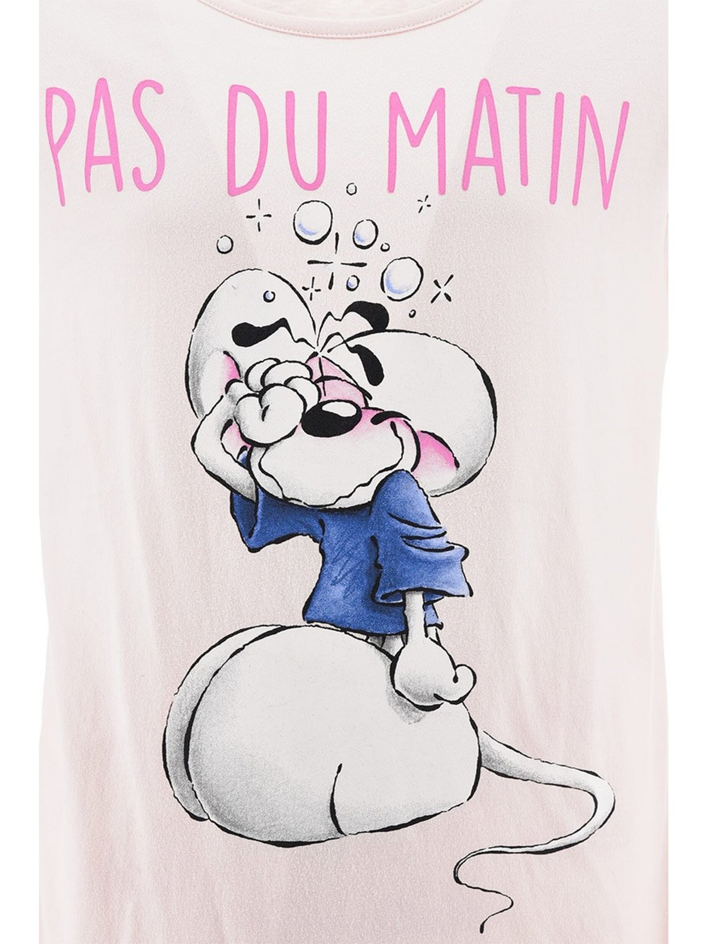 Diddl Nachtkledij 'Pas du Matin' in Roze