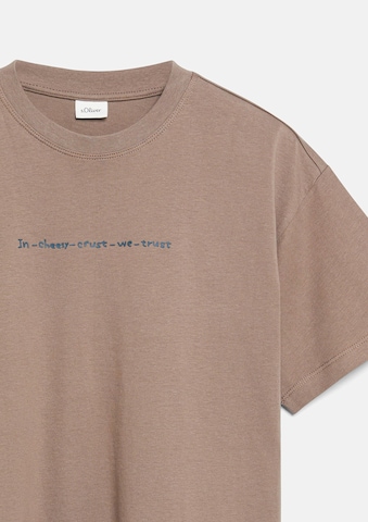 T-Shirt s.Oliver en marron