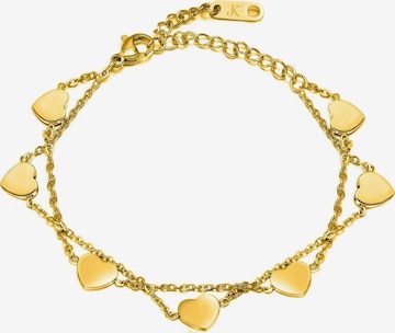 Kim Johanson Bracelet '7 Herzen' in Gold: front