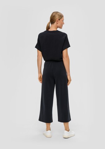 s.Oliver Wide leg Broek in Zwart