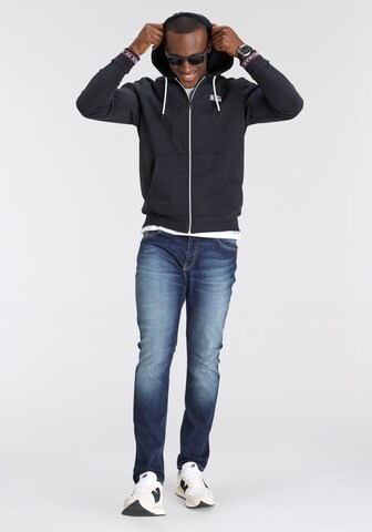 DELMAO Sweatjacke in Blau