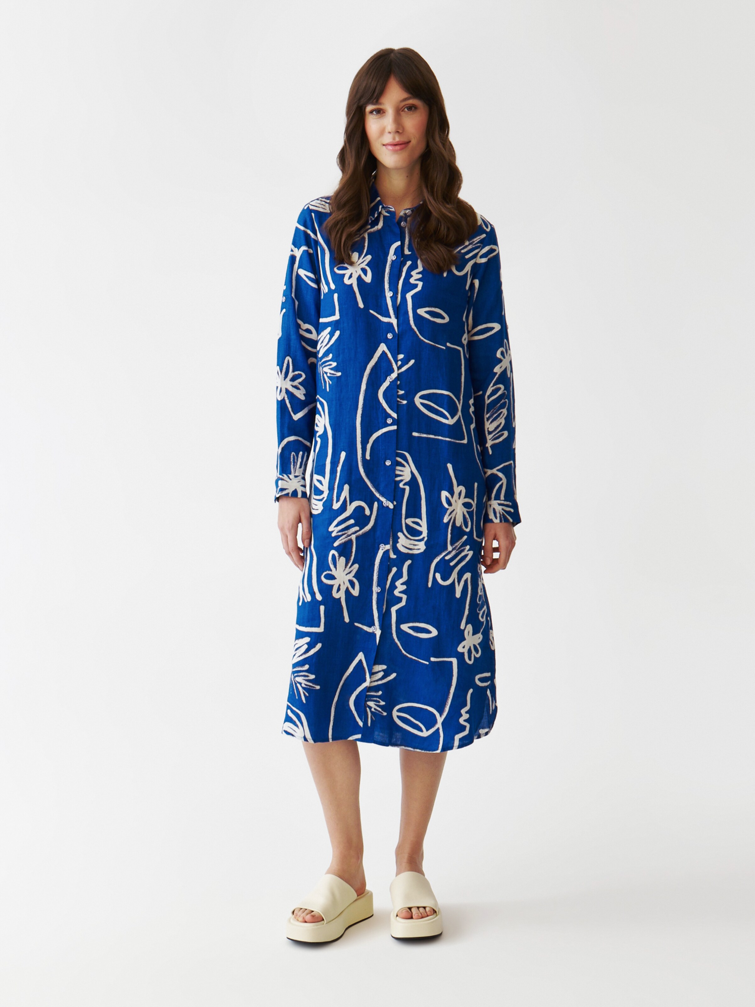 TATUUM Blousejurk MEKO 1 in Blauw ABOUT YOU