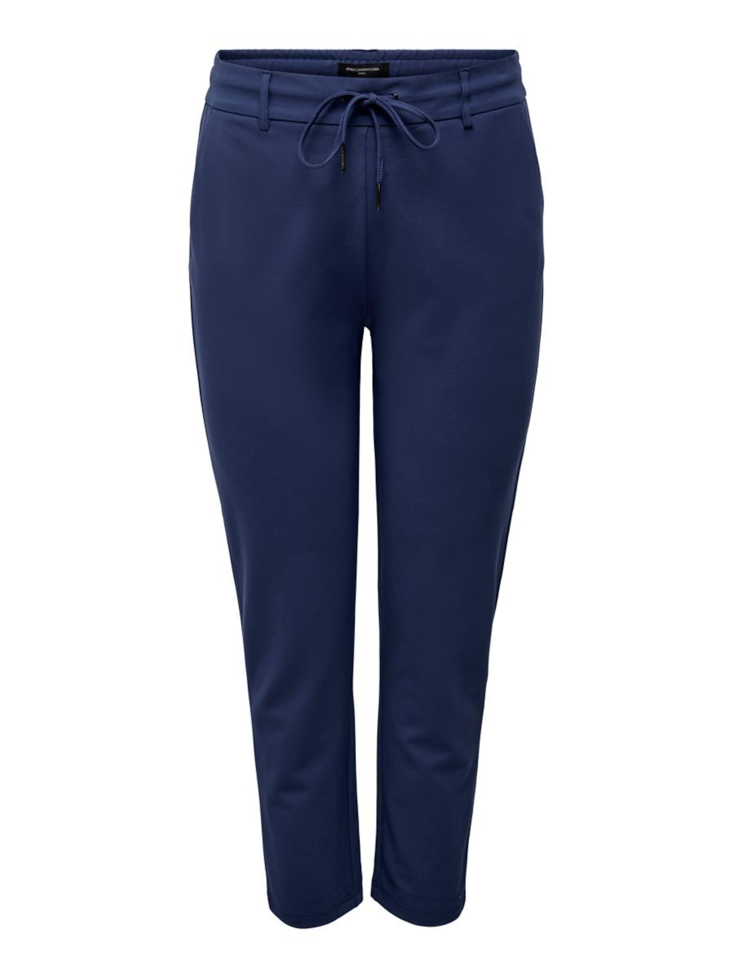 ONLY Carmakoma Tapered Broek in Blauw: voorkant