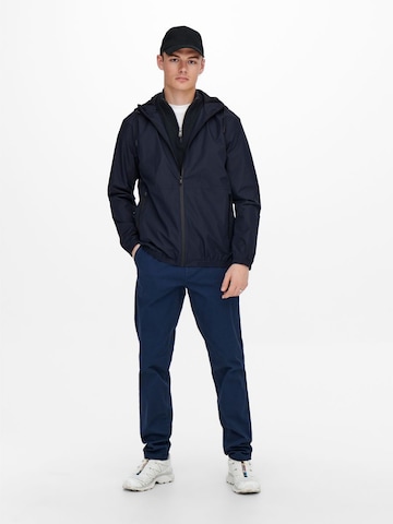 Only & Sons Übergangsjacke in Blau