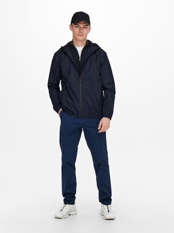 Only & Sons Performance Jacket in Blue