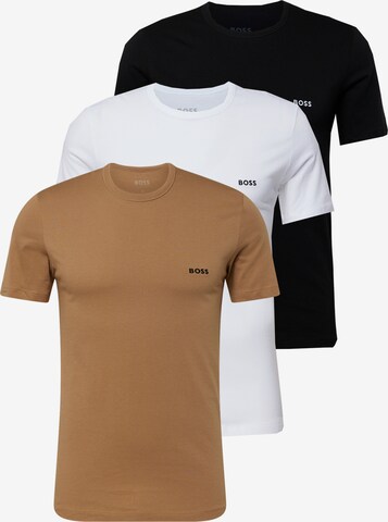 BOSS T-shirt i beige: framsida