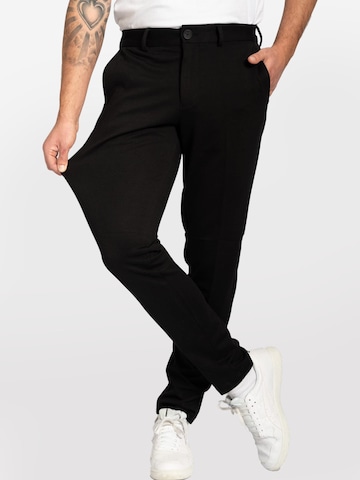 TeeShoppen Slimfit Hose in Schwarz