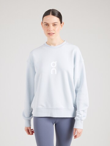 On Sweatshirt 'Club' in Blau: Vorderseite