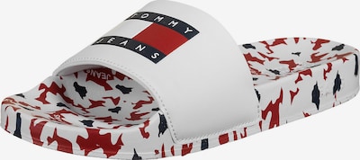 Tommy Jeans Beach & Pool Shoes in Night blue / Carmine red / White, Item view