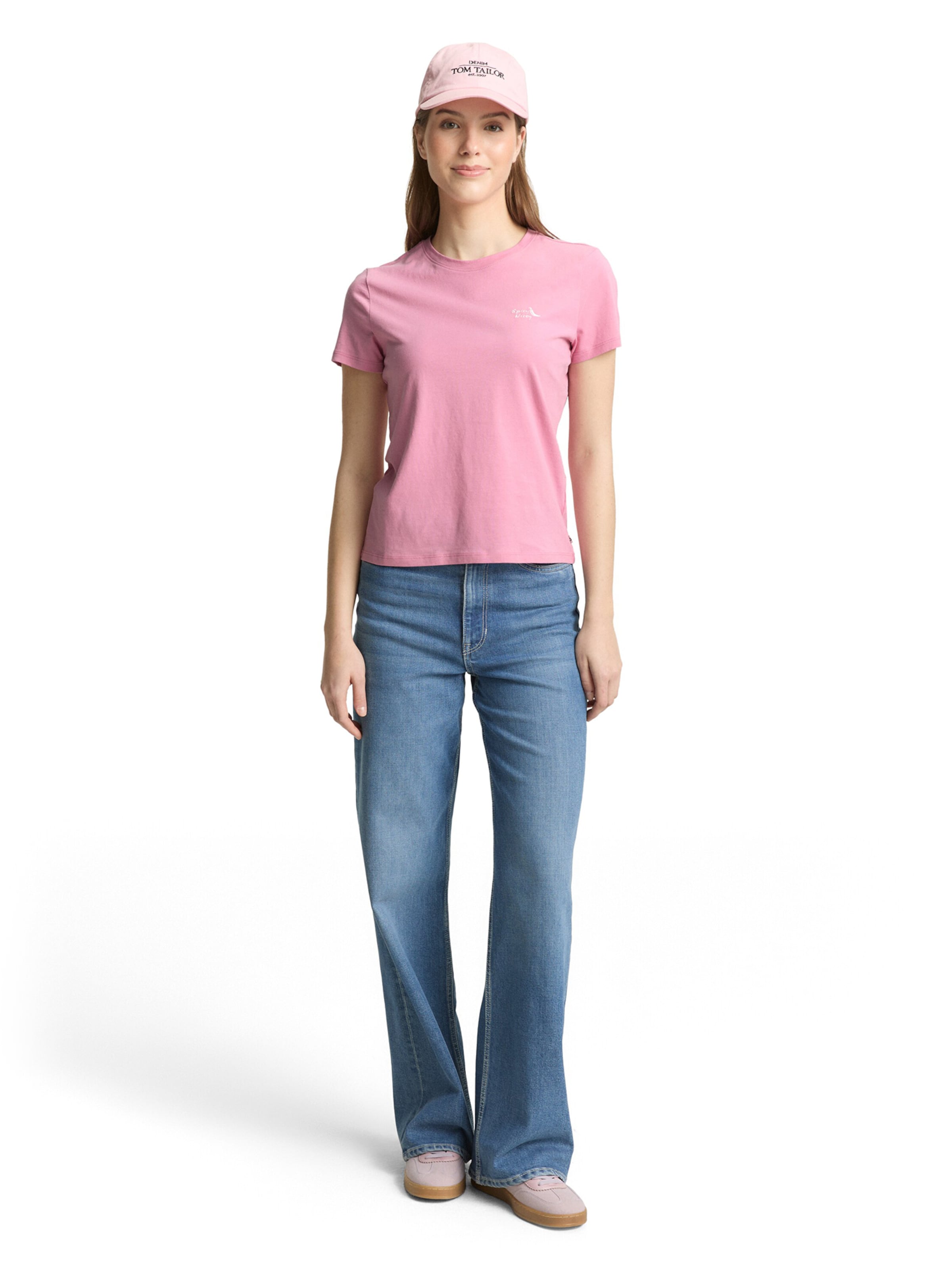 TOM TAILOR DENIM Póló - rózsaszín