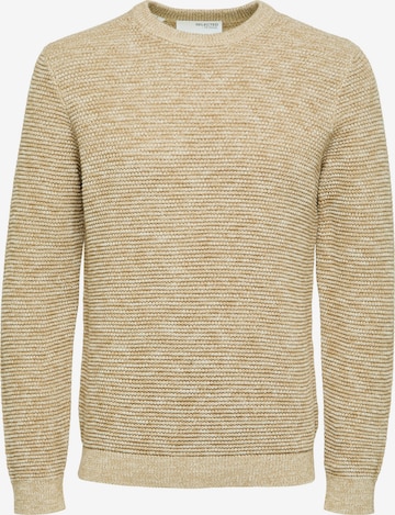 SELECTED HOMME Sweater 'Vince' in Brown: front