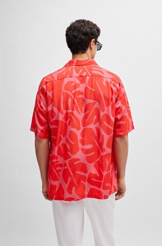 BOSS Comfort Fit Hemd  'S-Drew-SH-242' in Rot