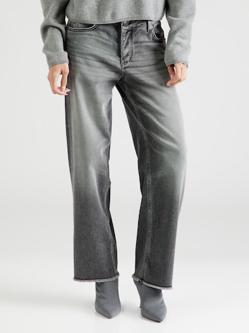 Wide leg Jeans 'Mäze' di Herrlicher in grigio: frontale