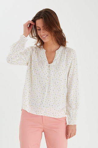 b.young Blouse in Beige: front