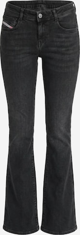 DIESEL Boot cut Jeans '1969 D-EBBEY' in Black: front
