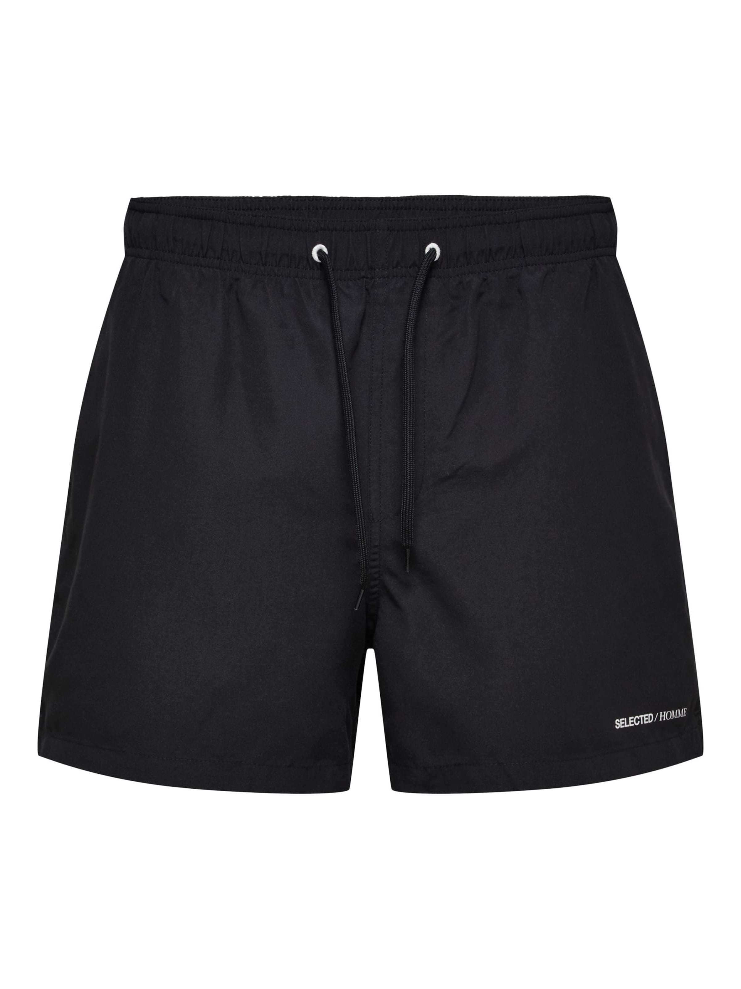 SELECTED Badeshorts 'Dane' i sort: forside