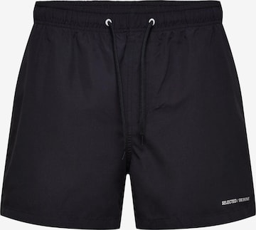 SELECTED Badeshorts 'Dane' i sort: forside