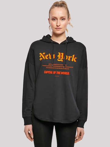 F4NT4STIC Sweatshirt in Zwart: voorkant