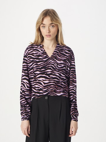 Freequent Blouse 'LINN' in Lila: voorkant