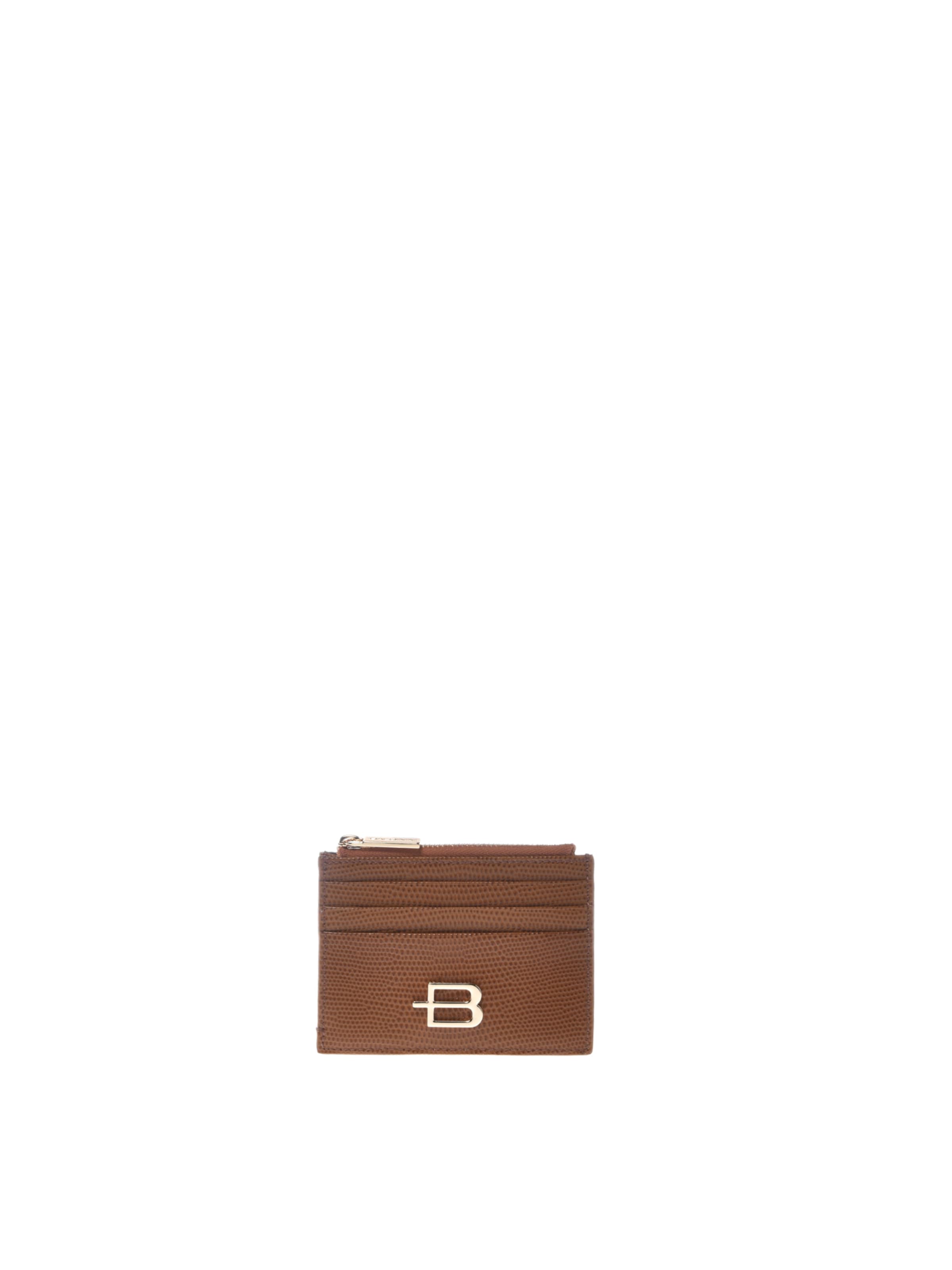 BALDININI Wallet in Brown: front