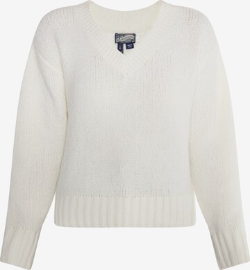 DreiMaster Vintage Sweater in White: front