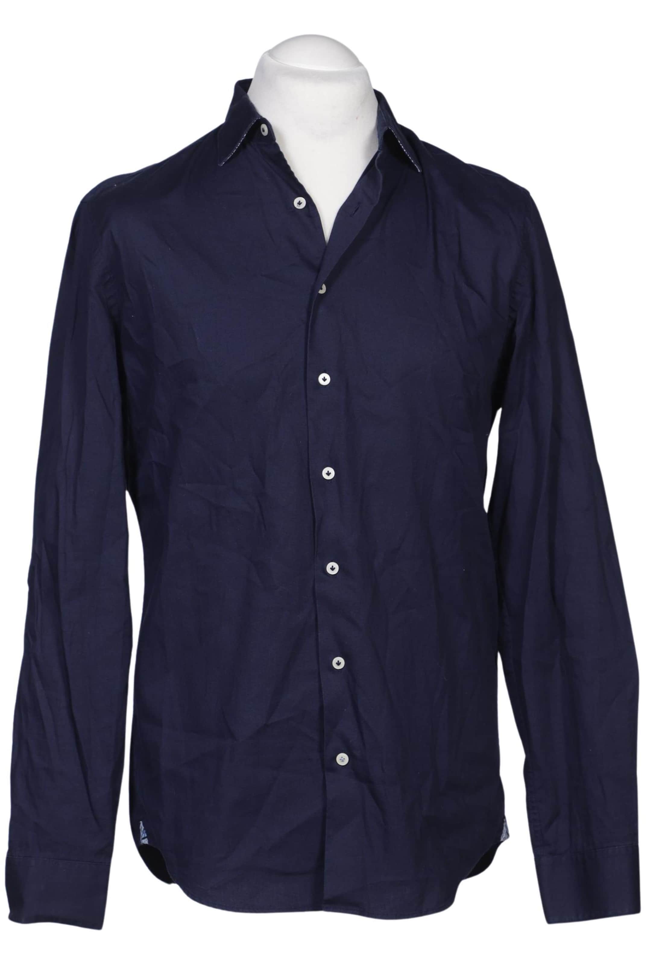 MANGO MAN Hemd M in Blau: Vorderseite