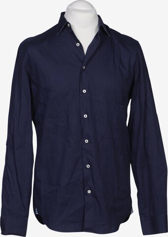 MANGO MAN Hemd M in Blau: Vorderseite