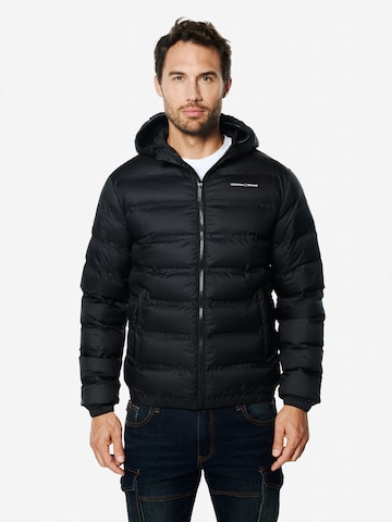 KOROSHIZimska jakna - crna boja: prednji dio