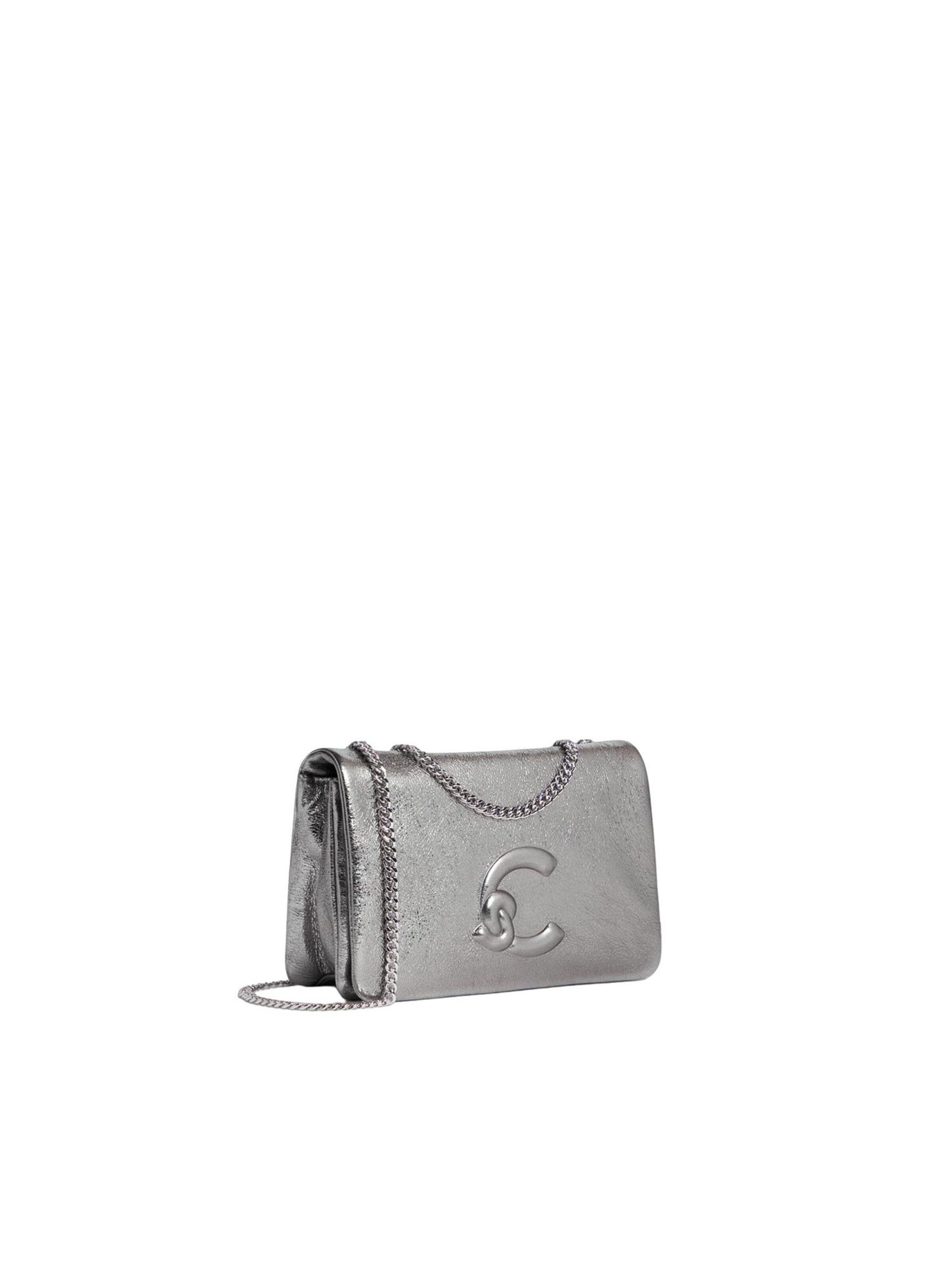 Coccinelle Handbag 'Coccinelle Dulse' in Silver