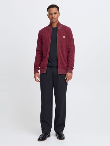 INDICODE JEANS Gebreid vest 'Andy' in Rood