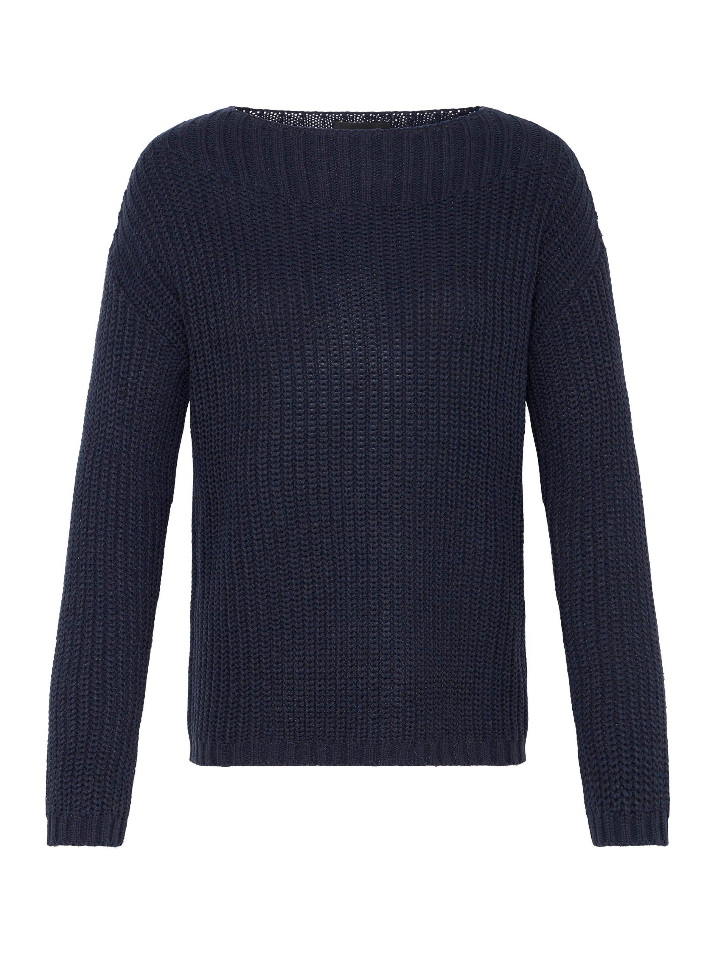 Oxmo Trui ' OXFKANNA ' in Zwart: voorkant