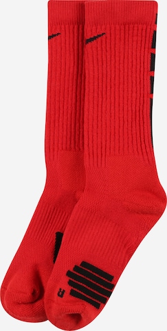 Chaussettes de sport NIKE en rouge : devant