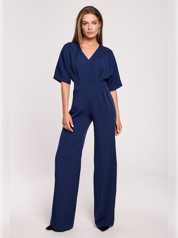 Stylove - Jumpsuit en azul: frente