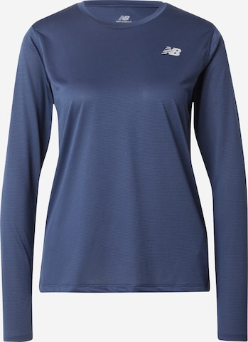 new balance Functioneel shirt 'Essentials' in Blauw: voorkant