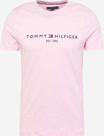 TOMMY HILFIGER - Ajuste regular Camiseta en rosa: frente