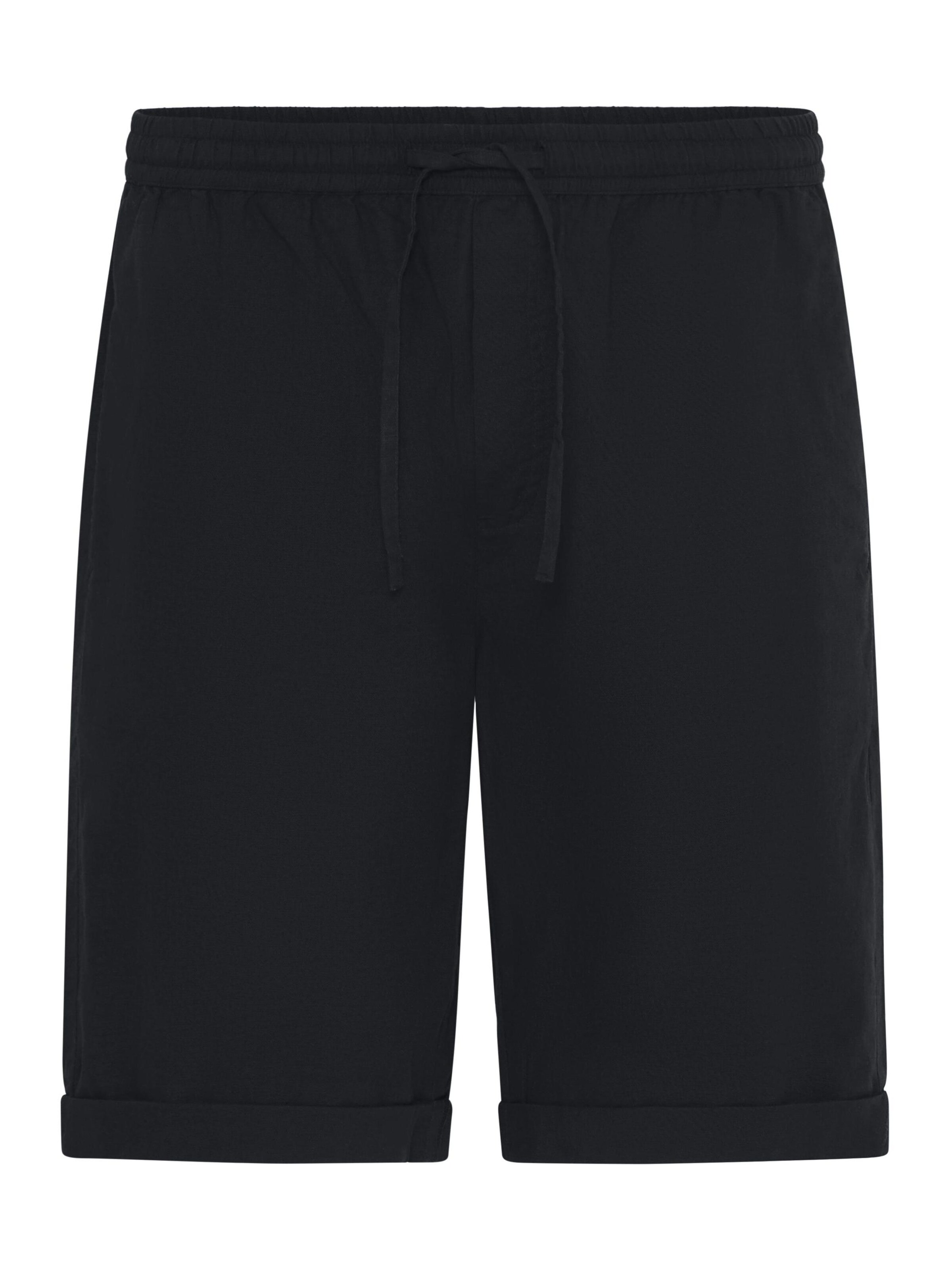 !Solid Calças 'SDLINAU' em preto, Vista do artigo