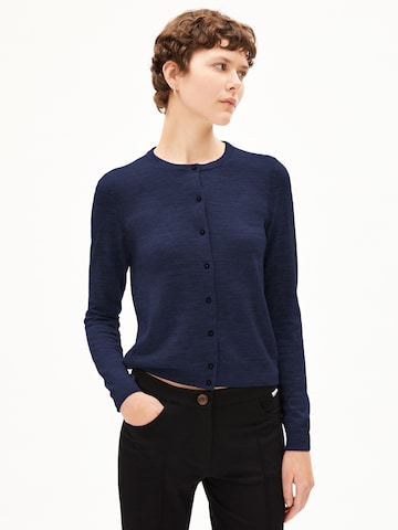 ARMEDANGELS Knit Cardigan in Blue: front