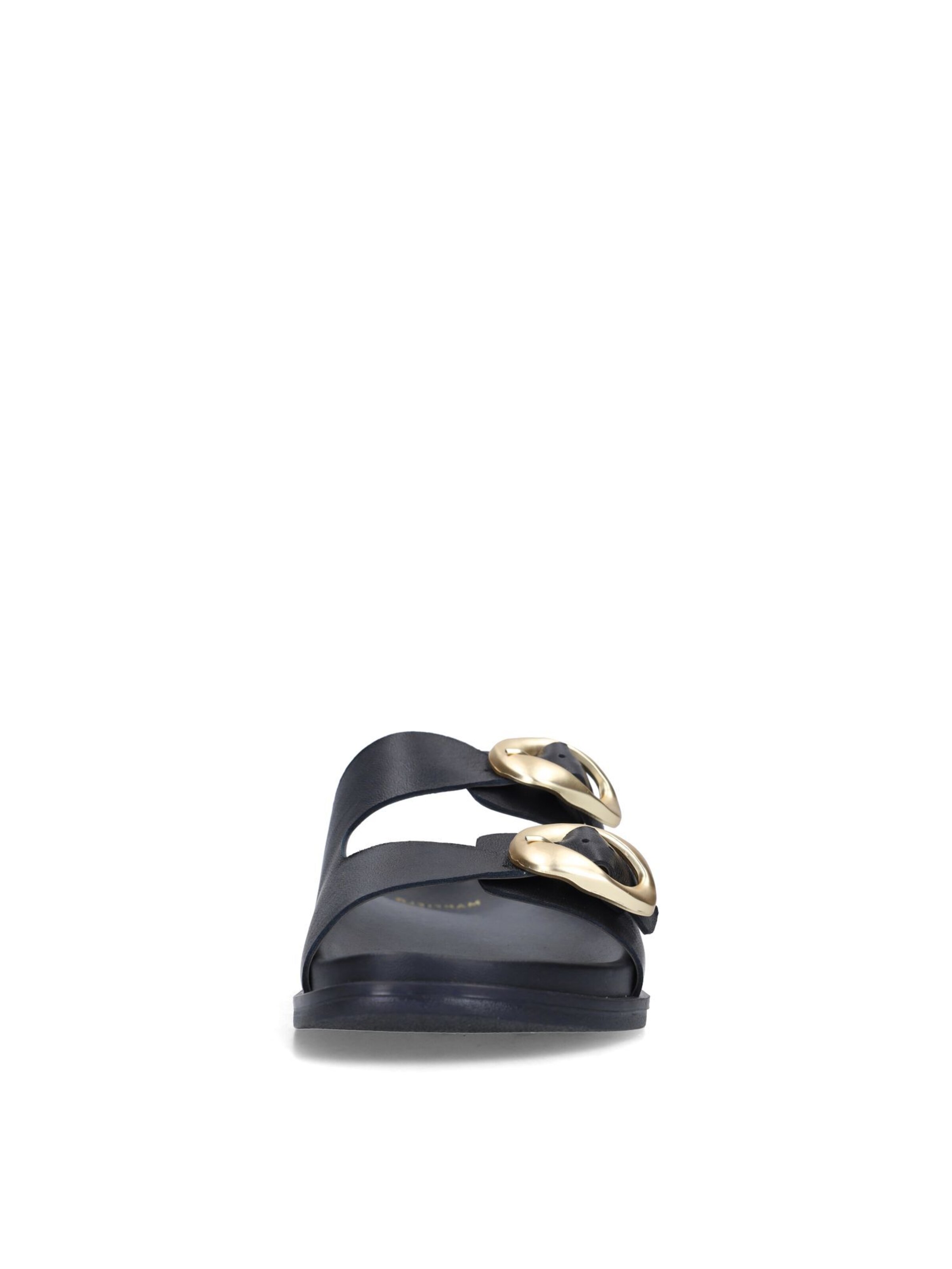 MANFIELD Pantolette in Schwarz