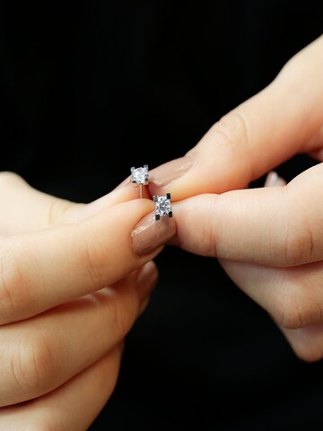 EinStein Diamant Earrings in Silver