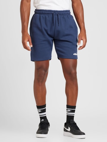 ELLESSE Regular Workout Pants 'Molla' in Blue: front