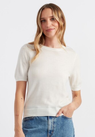 Chinti & Parker Trui 'Pure Merino' in Beige: voorkant