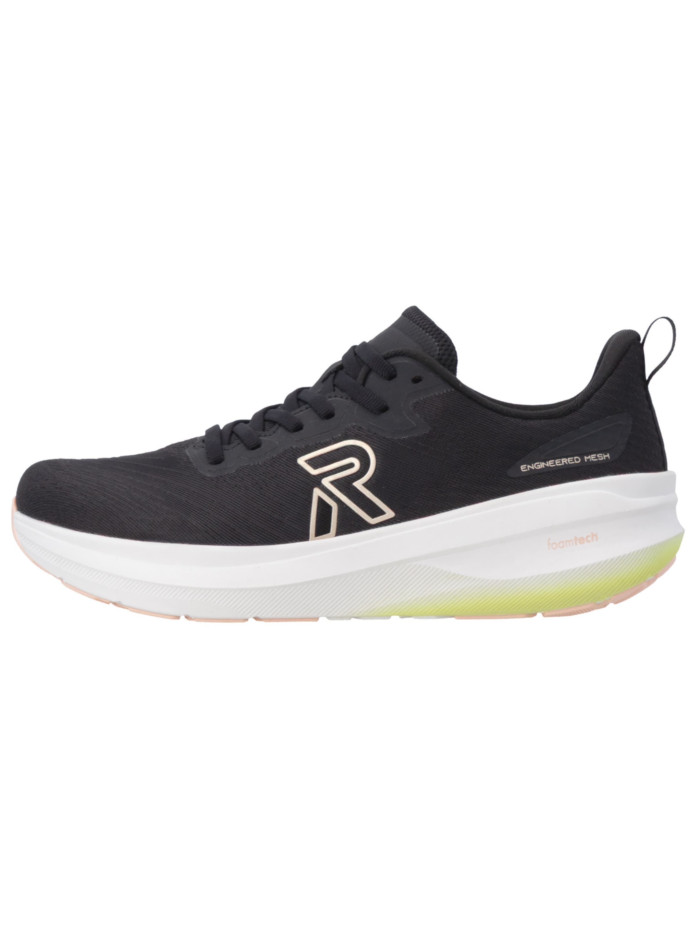Rieker - Zapatillas deportivas bajas en negro: frente