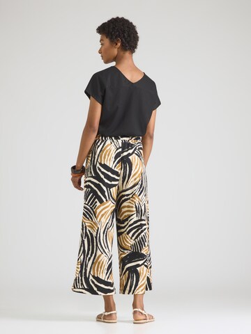 Wide leg Pantaloni de la s.Oliver pe galben