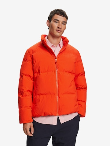 ESPRIT Winter Jacket in Orange: front