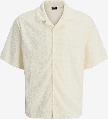 JACK & JONES - Ajuste confortable Camisa en blanco: frente