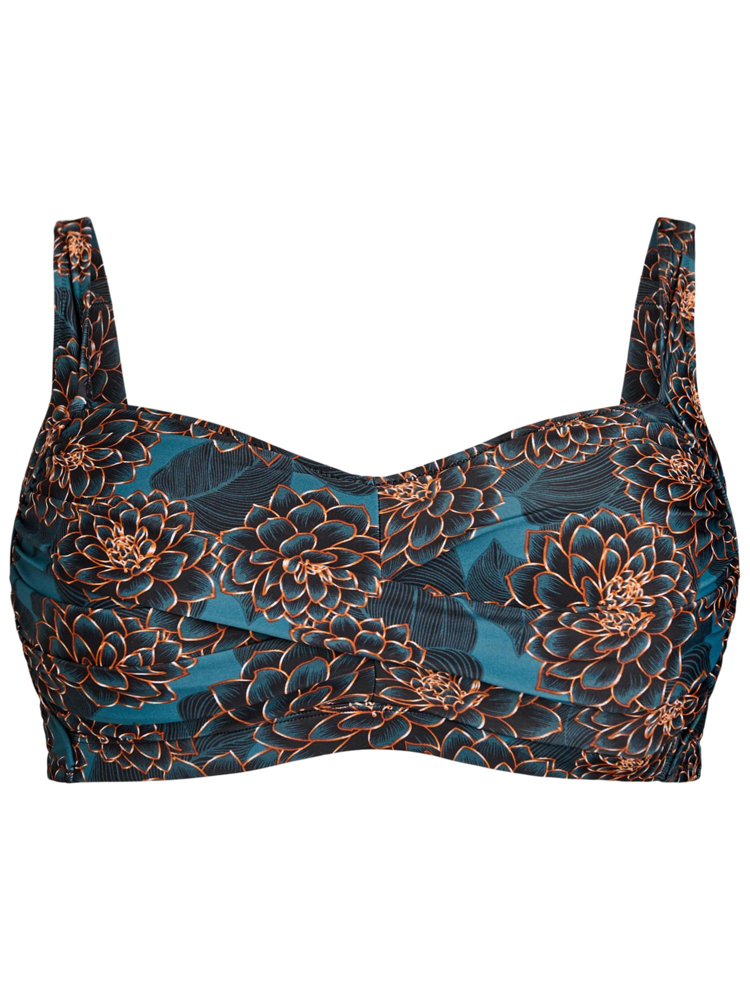 Swim by Zizzi Бюстгальтер под футболку Верх бикини в Синий: спереди