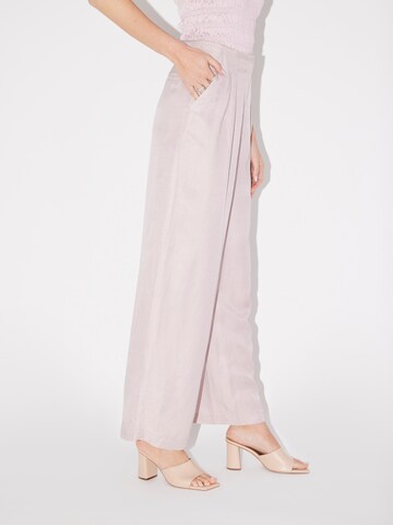 LeGer by Lena Gercke Loose fit Pleat-front trousers 'Mariela' in Pink