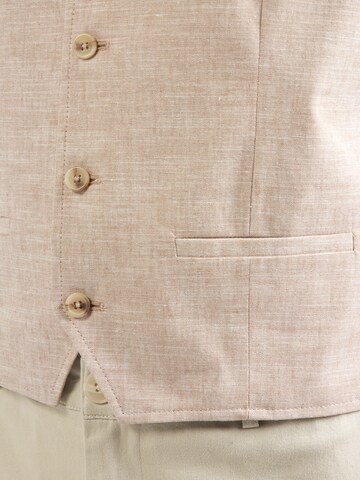 JACK & JONES - Chaleco para traje en beige