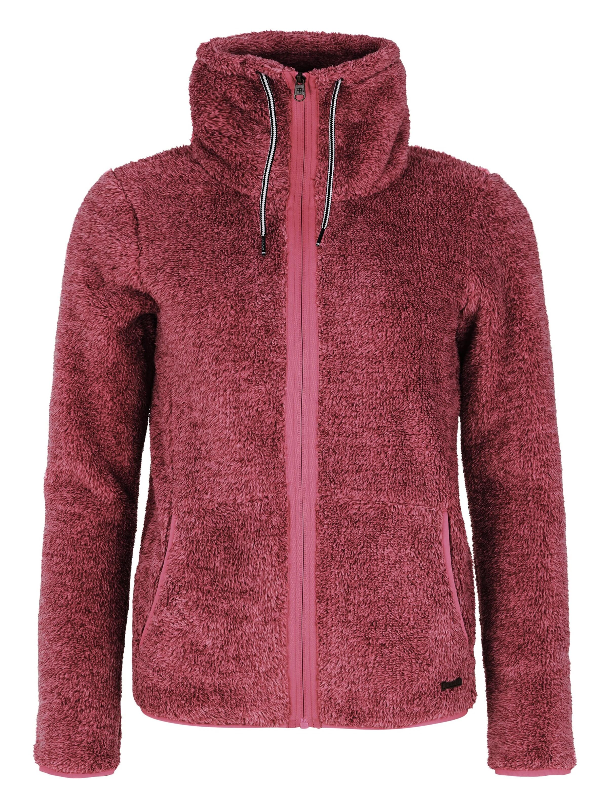 PROTEST Fleece jas 'RIRI' in Roze: voorkant