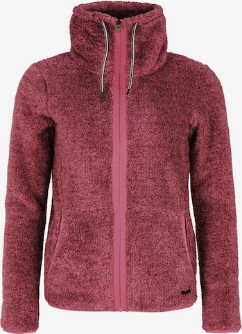 PROTEST Fleece jas 'RIRI' in Roze: voorkant